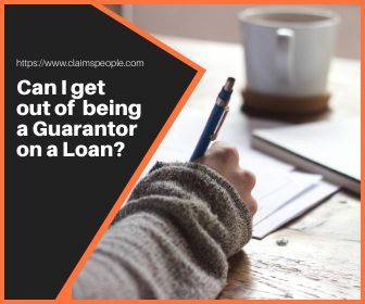 Can I get out of being a Guarantor on a Loan